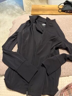 Women's Black Lightweight Bomber Jacket